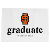 Idaho Staat University Bold Bengals Logo Große Geschenktüte (Rückseite)