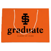 Idaho Staat University Bold Bengals Logo Große Geschenktüte (Vorderseite)