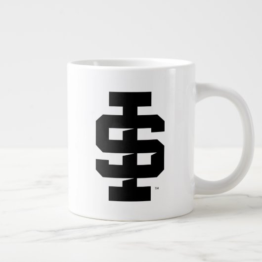 Idaho Staat University Bold Bengals Logo Jumbo-Tasse (Rechts)