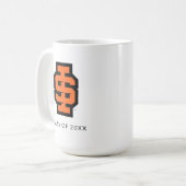 Idaho Staat University Bold Bengals Logo Kaffeetasse (Vorderseite Links)