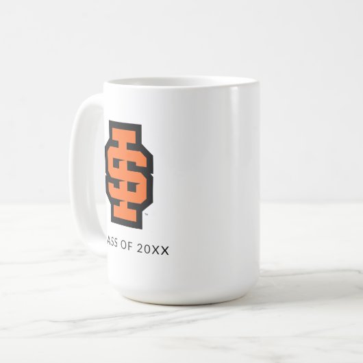 Idaho Staat University Bold Bengals Logo Kaffeetasse (Vorderseite Links)