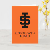 Idaho Staat University Bold Bengals Logo Karte (Gelbe Blume)