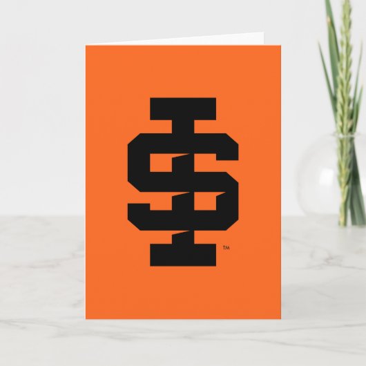 Idaho Staat University Bold Bengals Logo Karte (Vorderseite)