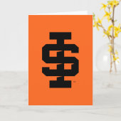 Idaho Staat University Bold Bengals Logo Karte (Gelbe Blume)