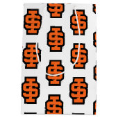 Idaho Staat University Bold Bengals Logo Mittlere Geschenktüte (Rückseite)
