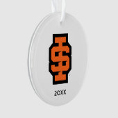 Idaho Staat University Bold Bengals Logo Ornament (Vorderseite)