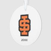Idaho Staat University Bold Bengals Logo Ornament (Vorderseite)