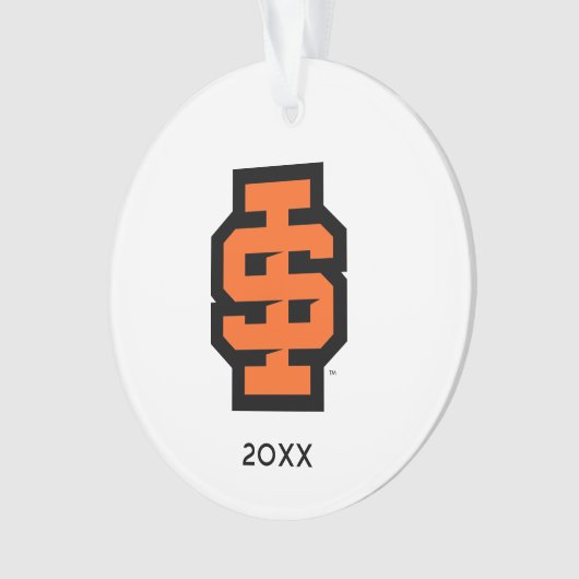 Idaho Staat University Bold Bengals Logo Ornament (Vorderseite)