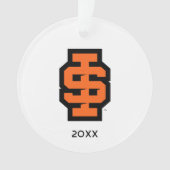 Idaho Staat University Bold Bengals Logo Ornament (Vorderseite)