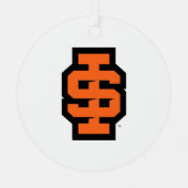 Idaho Staat University Bold Bengals Logo Ornament Aus Metall (Vorderseite)