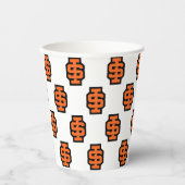 Idaho Staat University Bold Bengals Logo Pappbecher (Vorderseite)