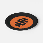 Idaho Staat University Bold Bengals Logo Pappteller (Schrägansicht)