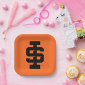 Idaho Staat University Bold Bengals Logo Pappteller (Party)