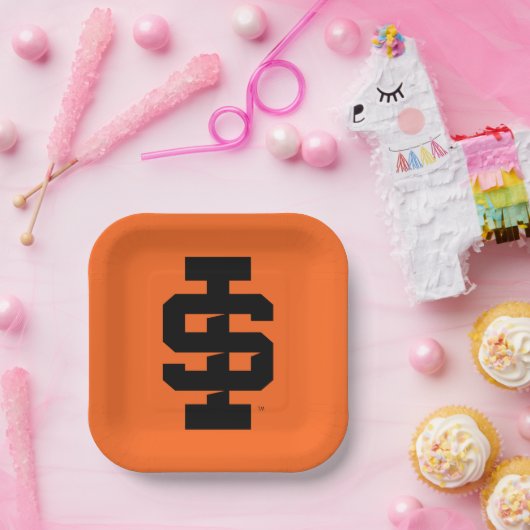 Idaho Staat University Bold Bengals Logo Pappteller (Party)