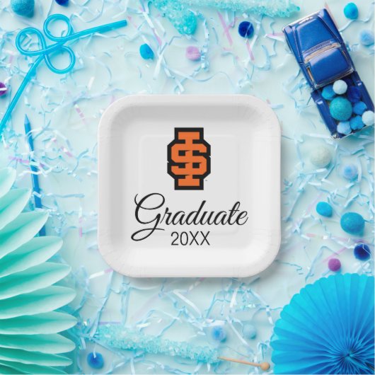 Idaho Staat University Bold Bengals Logo Pappteller (Party)