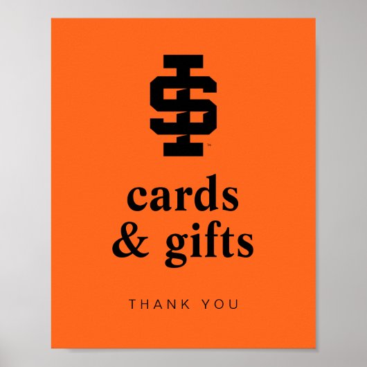 Idaho Staat University Bold Bengals Logo Poster (Vorne)