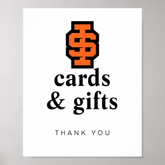 Idaho Staat University Bold Bengals Logo Poster (Vorne)