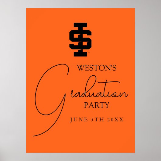 Idaho Staat University Bold Bengals Logo Poster (Vorne)