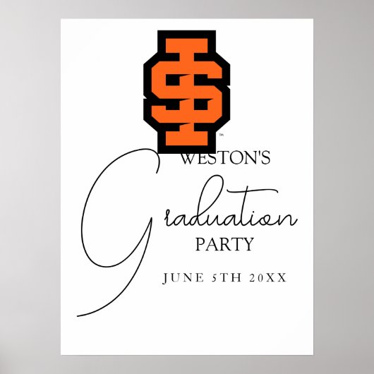 Idaho Staat University Bold Bengals Logo Poster (Vorne)