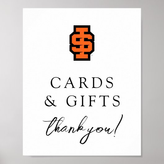 Idaho Staat University Bold Bengals Logo Poster (Vorne)