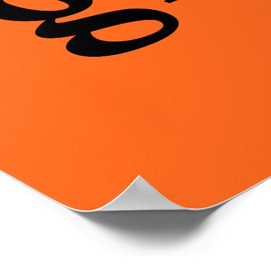 Idaho Staat University Bold Bengals Logo Poster (Ecke)