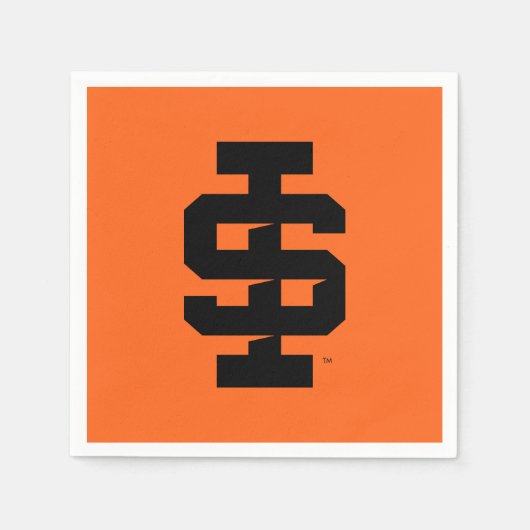 Idaho Staat University Bold Bengals Logo Serviette (Vorderseite)
