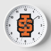 Idaho Staat University Bold Bengals Logo Uhr (Vorderseite)