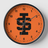 Idaho Staat University Bold Bengals Logo Uhr (Vorderseite)