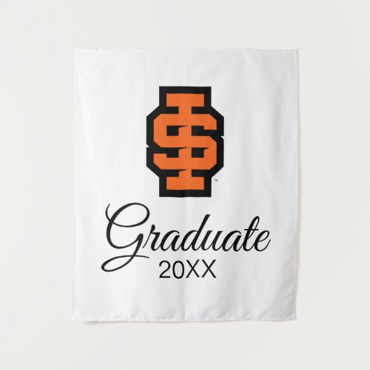 Idaho Staat University Bold Bengals Logo Wandteppich (Vorderseite)