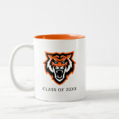 Idaho Staat University Bold Bengals Logo Zweifarbige Tasse (Links)