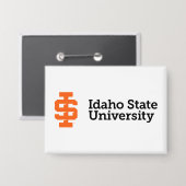 Idaho Staat University Offizielles Logo-Design Button (Vorderseite/Rückseite)