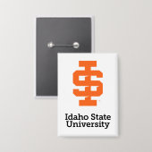 Idaho Staat University Offizielles Logo-Design Button (Vorderseite/Rückseite)