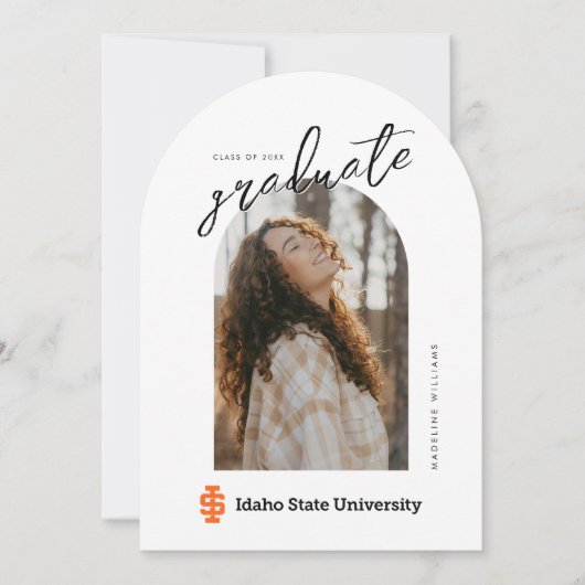 Idaho Staat University Offizielles Logo-Design Einladung (Vorderseite)