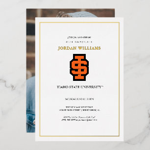 Idaho Staat University Offizielles Logo-Design Folieneinladung