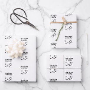 Idaho Staat University Offizielles Logo-Design Geschenkpapier Set