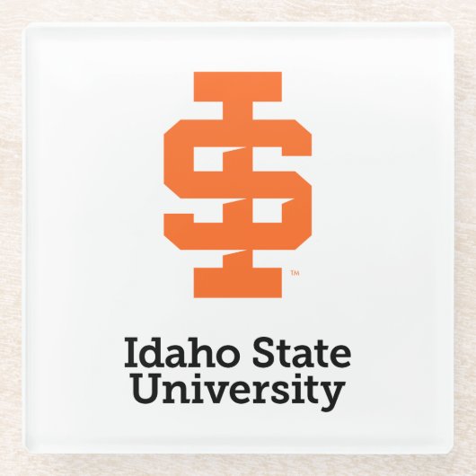 Idaho Staat University Offizielles Logo-Design Glasuntersetzer (Vorderseite)
