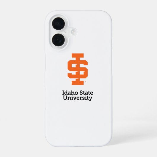 Idaho Staat University Offizielles Logo-Design iPhone 16 Hülle (Rückseite)