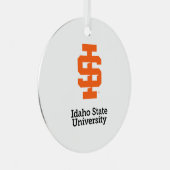 Idaho Staat University Offizielles Logo-Design Ornament Aus Metall (Vorderseite Rechts)