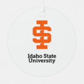 Idaho Staat University Offizielles Logo-Design Ornament Aus Metall (Vorderseite)