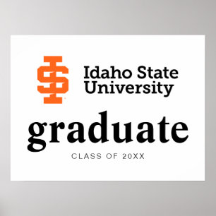 Idaho Staat University Offizielles Logo-Design Poster