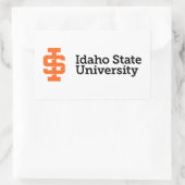 Idaho Staat University Offizielles Logo-Design Rechteckiger Aufkleber (Tasche)
