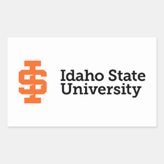 Idaho Staat University Offizielles Logo-Design Rechteckiger Aufkleber