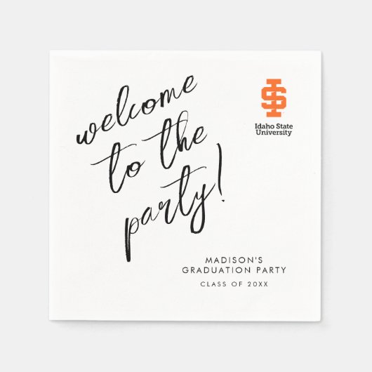 Idaho Staat University Offizielles Logo-Design Serviette (Vorderseite)