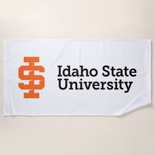 Idaho Staat University Offizielles Logo-Design Strandtuch (Vorderseite)