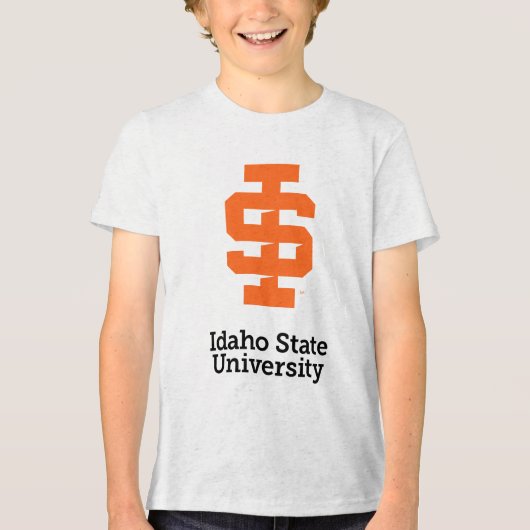Idaho Staat University Offizielles Logo-Design Tri-Blend Shirt (Vorderseite)