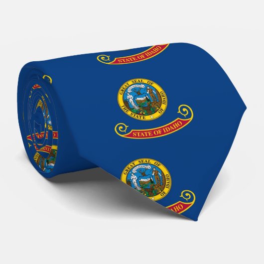 Idaho-Staats-Flagge Krawatte (Gerollt)
