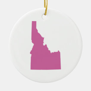 Idaho-Staats-Kontur Keramikornament