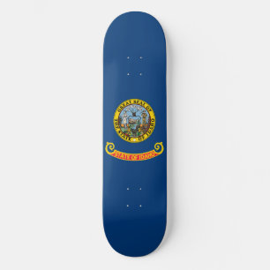 Idaho Staatsflagge Skateboard