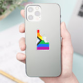 Idaho Staatsstolz LGBTQ-Progress-Prix Aufkleber (Telefon)