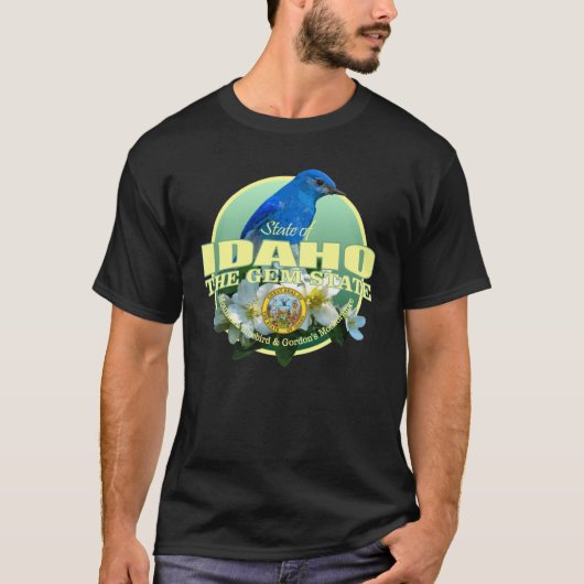 Idaho state bird flower Oversized T-Shirt (Vorderseite)